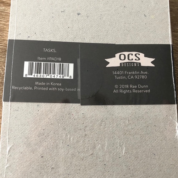 Rae Dunn | Tasks Notepad - Picture 2 of 3